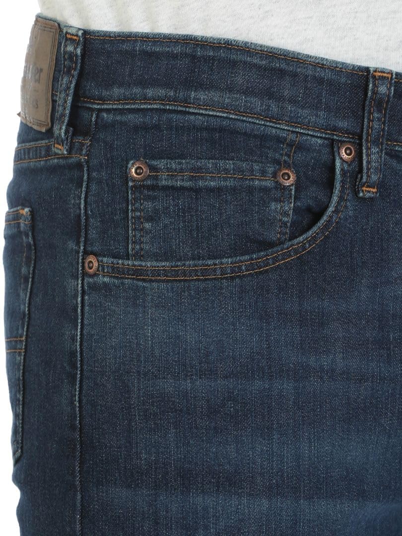 Authentics Comfort Flex Waist Relaxed Fit Jean, carbon, 48W x 30L