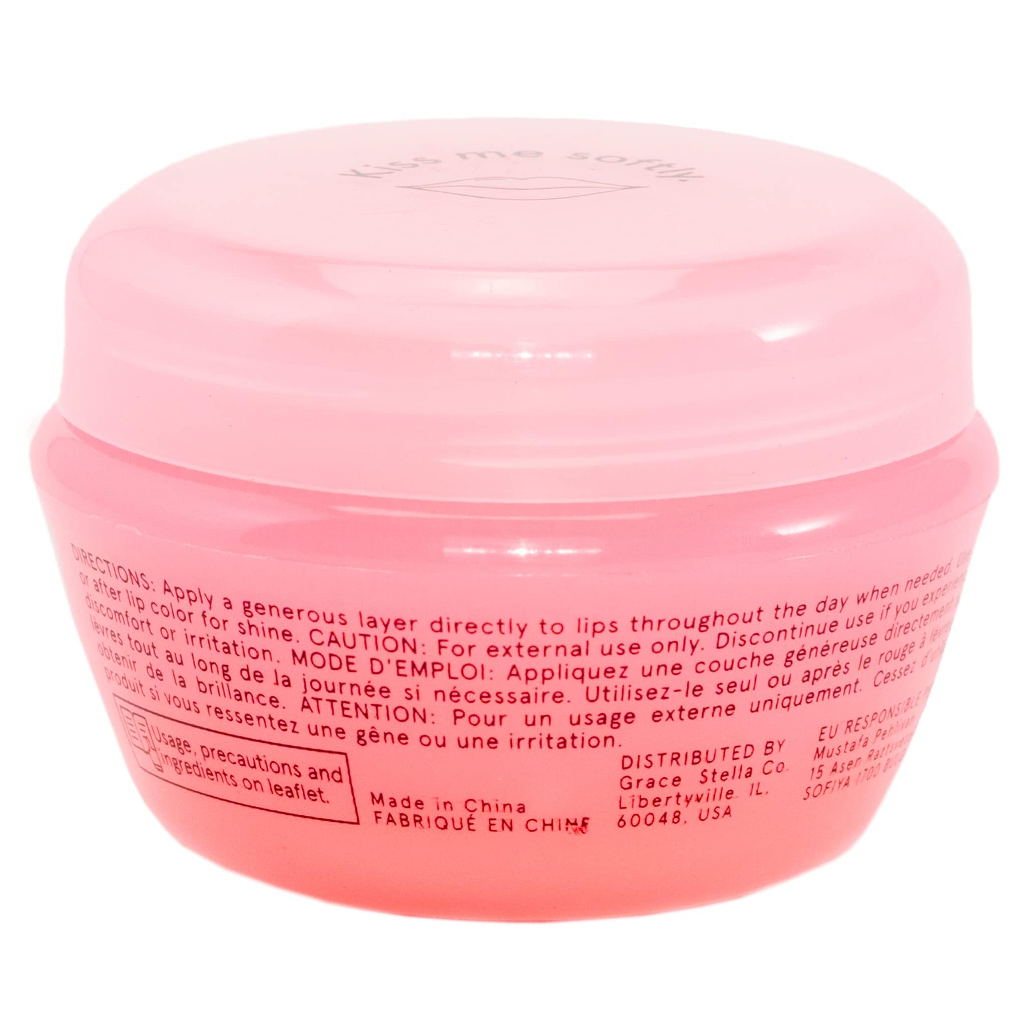 grace & stella Award Winning Lip Butter - Hydrating Lip Balm - Nourishing Lip Mask (1-pack) Travel Essentials, Travel Size Toiletries, Birthday Gifts for Women & Teens - Overnight Lip Repair - Vegan