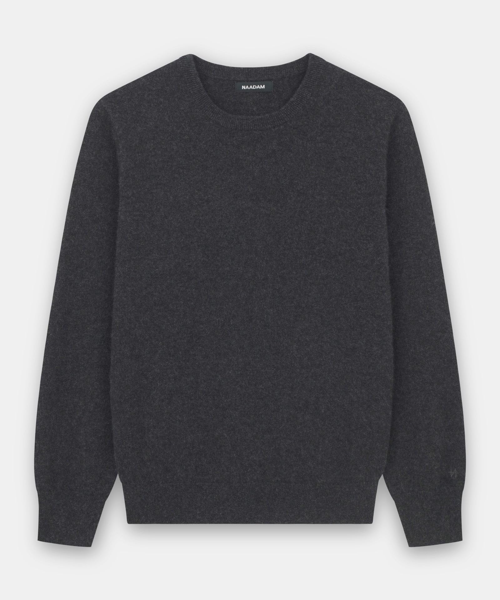 NAADAM The Original Cashmere Crewneck Sweater,Smoke,XL
