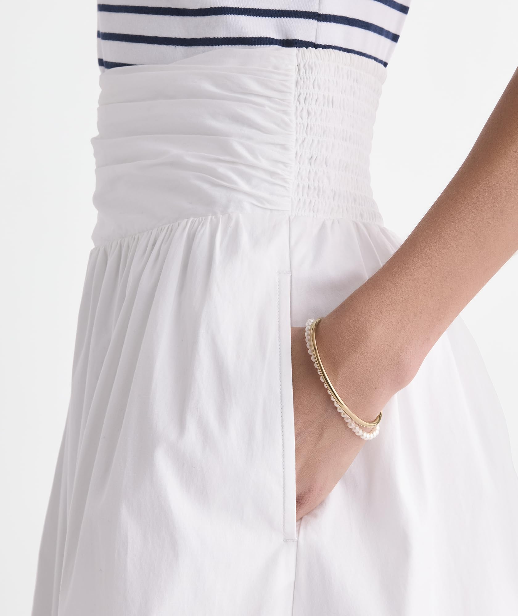 vineyard vines Katama Maxi Skirt, White, XS