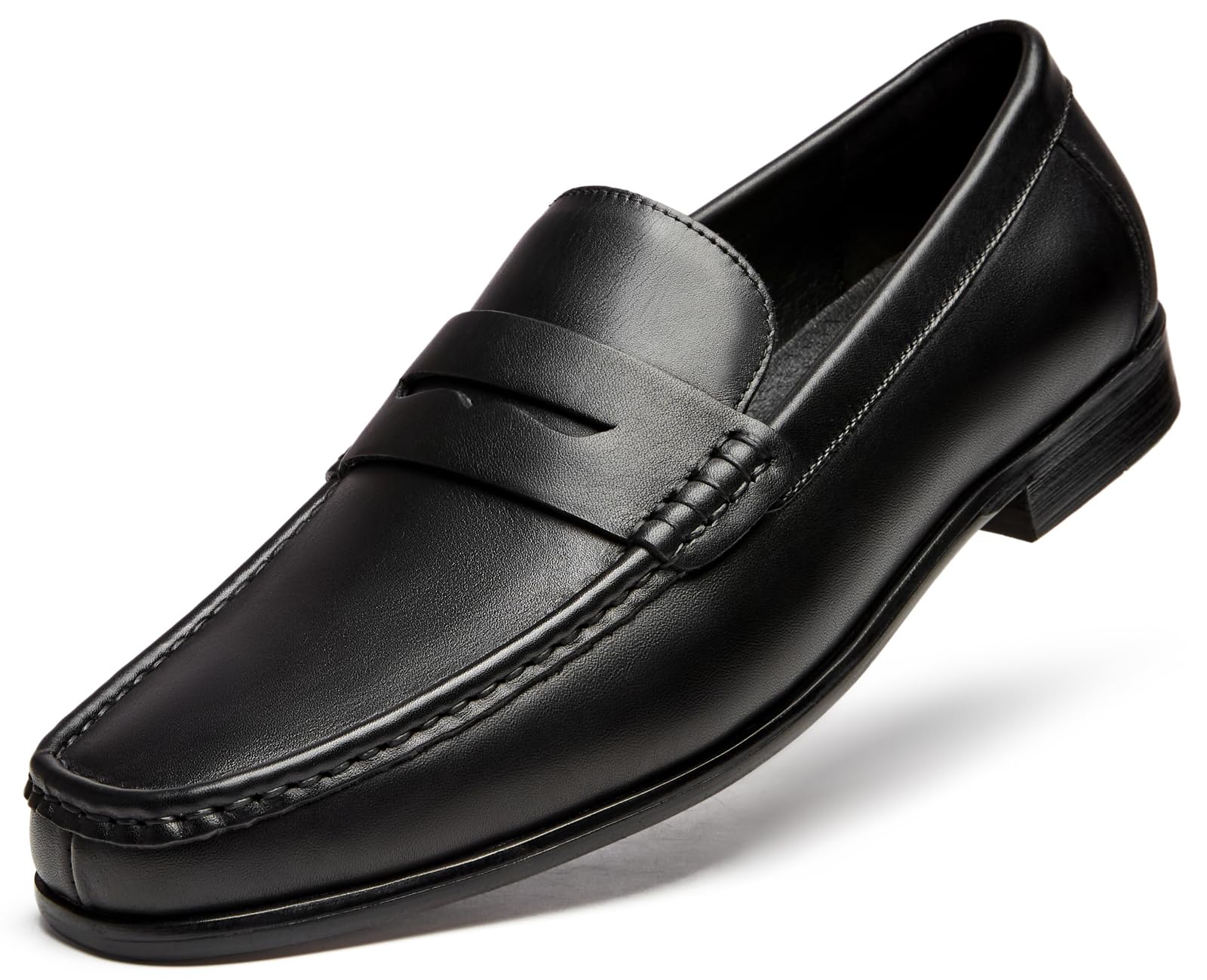 Journey West Mens Dress Shoes Slip on Penny Loafers for Men Black 9.5