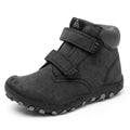 Mishansha Unisex-Child Outdoor Ankle Hiking Boots Boys Girls Trekking Walking Shoes with Hook and Loop C-black 10 Toddler