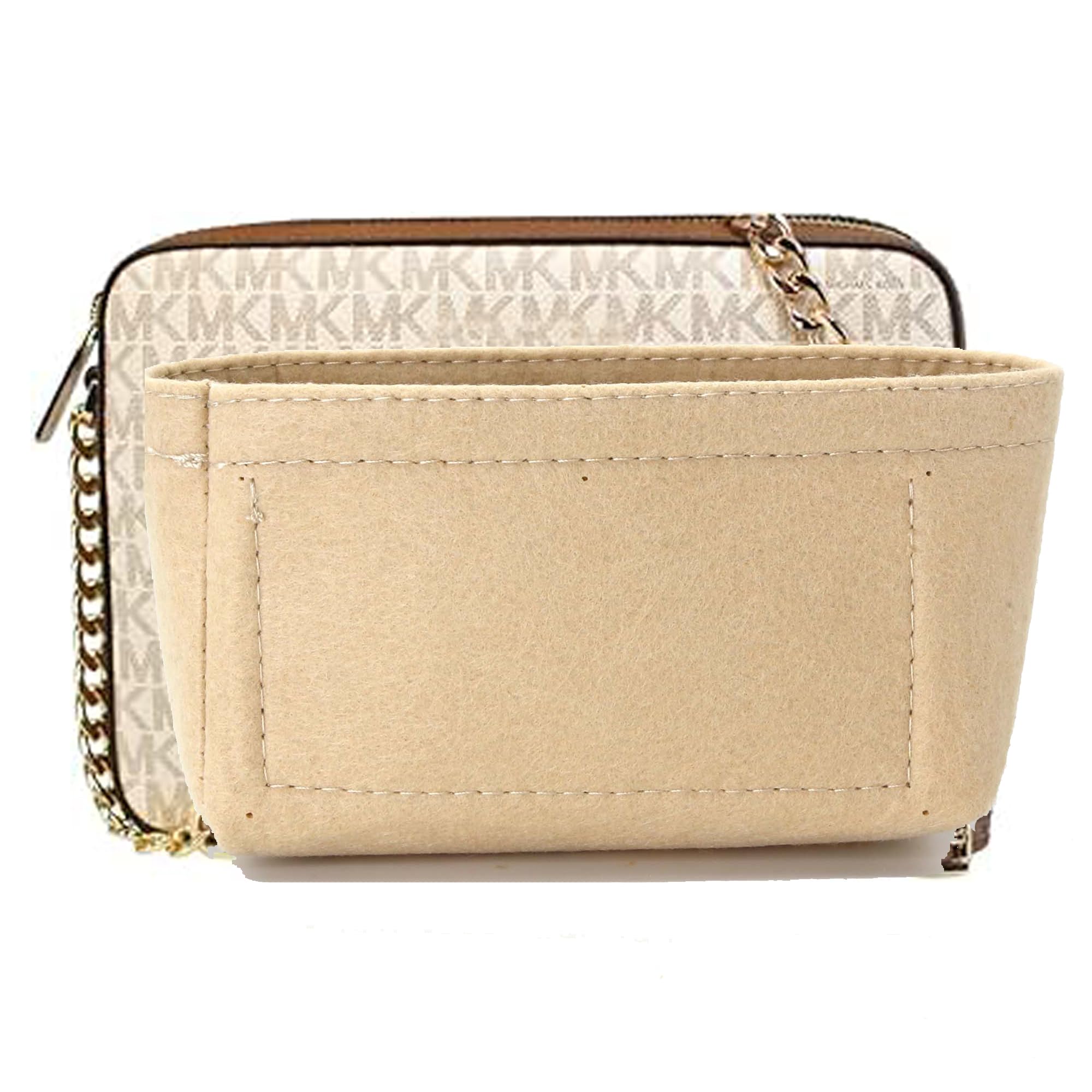 banbeln Crossbody Bag Organiser Organizer Insert Tote Large Inner In Bag (Beige,S)