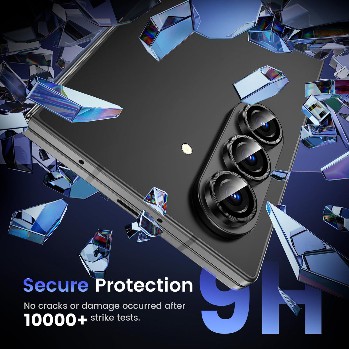 Tensea Camera Lens Protector Compatible for Samsung Galaxy Z Fold 7/8 Ultra