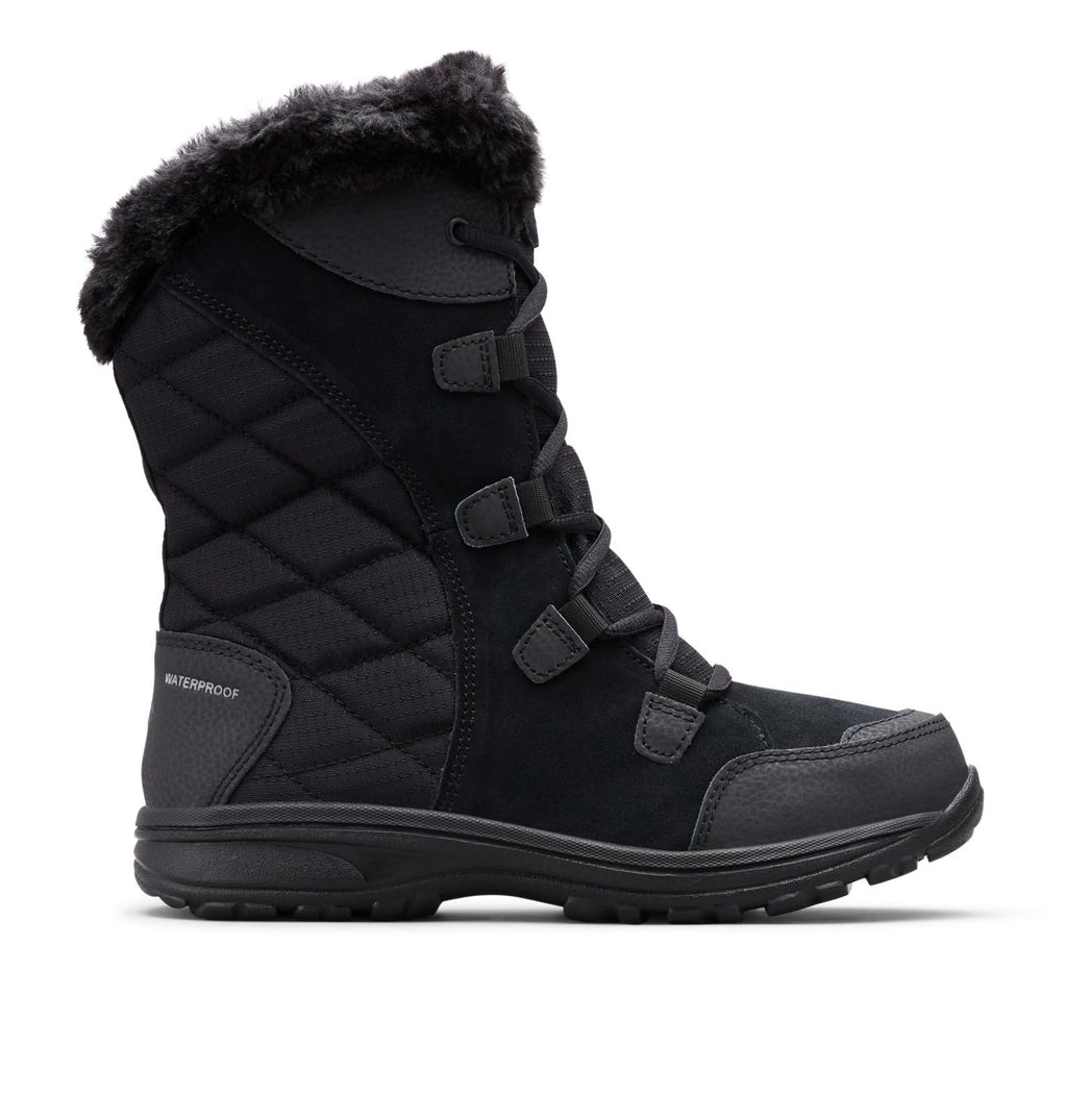 Columbia Womens Ice Maiden II, Black/Columbia Grey, 7