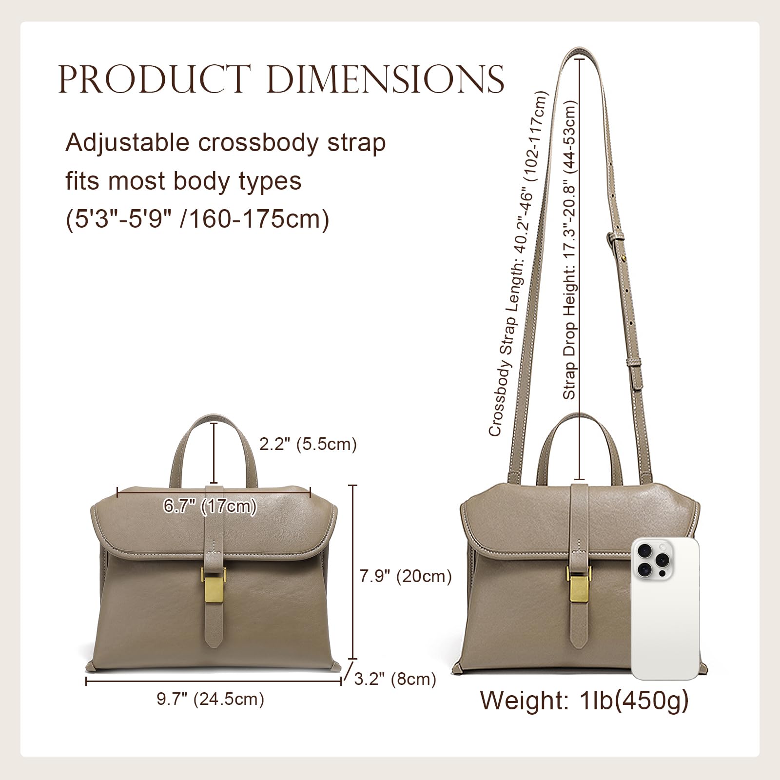 Genuine Leather Crossbody Bags for Women, Soft Handbags Shoulder Bag Top Handle Bag for Women(Black)