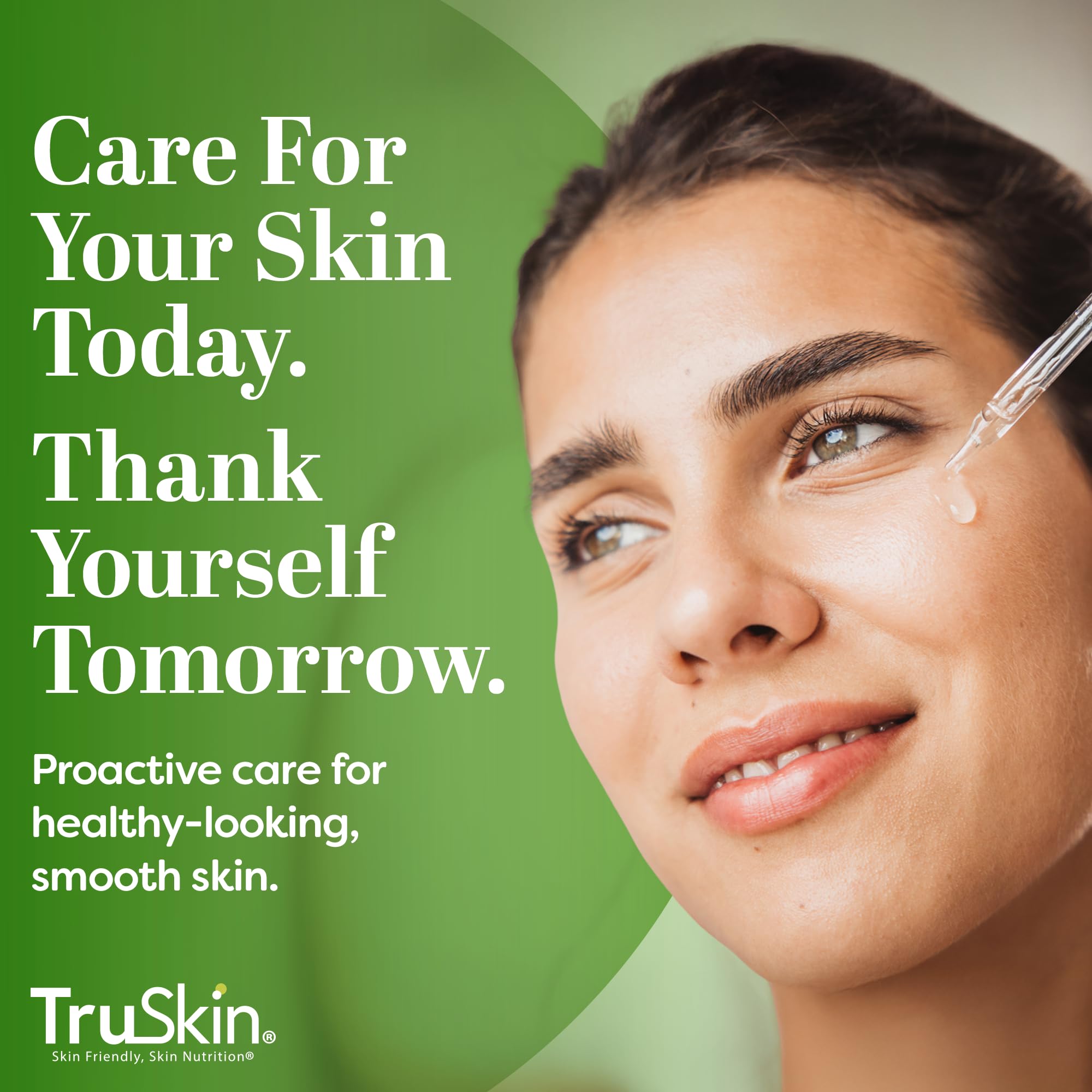 TruSkin Peptide Serum for Face - Pro Collagen Multi-Peptide Anti-Aging Serum with Tripeptide-29 & Ceramides - Supports Skin’s Natural Collagen & Barrier for Firmer-Looking Skin, 1 fl oz
