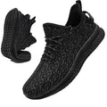 VNANV Mens Slip On Walking Shoes Lightweight Breathable Non Slip Running Comfortable Gym Tennis Athletic Fashion Sneakers Men (Black,8)