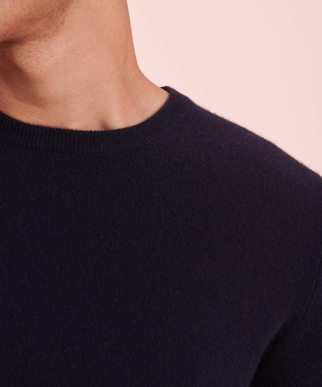 NAADAM The Original Cashmere Crewneck Sweater,Navy,XL