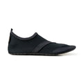 FITKICKS Active Men's Footwear Foldable Water Shoes - Midnight Tide Black, Medium