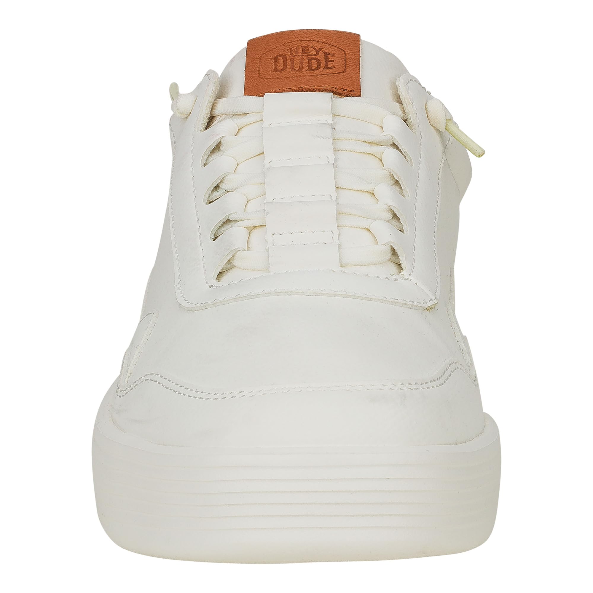HEYDUDE Hudson Classic White Size 11, Men's Shoes, Men's Casual Sneakers, Comfortable & Light Weight