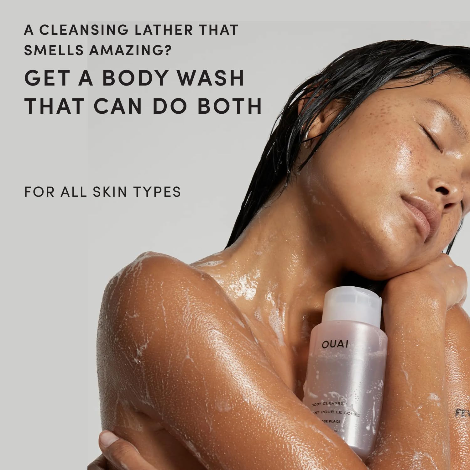 OUAI Body Cleanser - Foaming Body Wash - Melrose Place (10 Fl Oz)