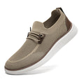 WOHHHW Men's Loafers Slip On Shoes Men Boat Shoes Casual Walking Shoes for Men Comfort Lightweight Breathable Brown Size 11