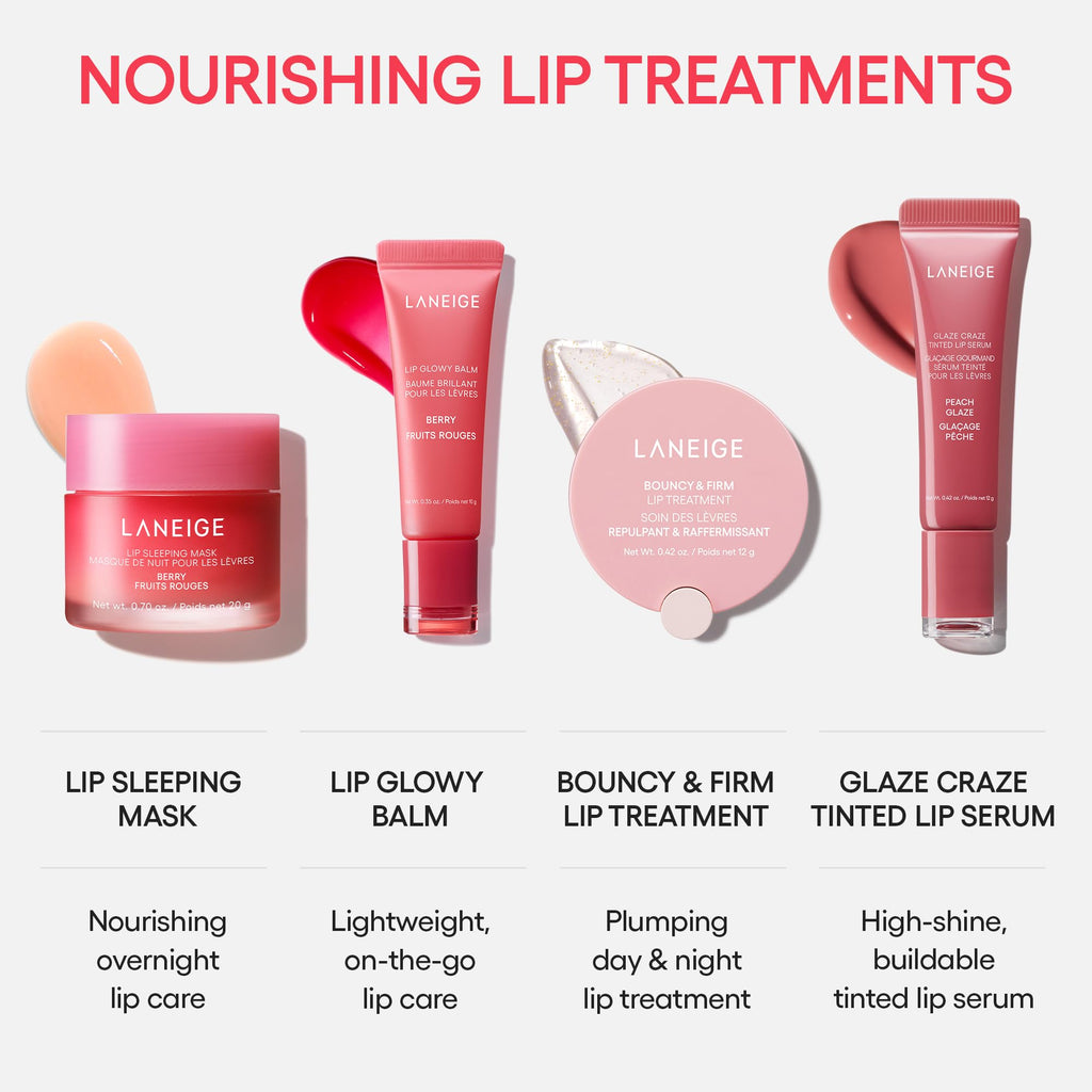 LANEIGE Glaze Craze Tinted Lip Serum: Hydrating, Lip Barrier-Boosting, Softening Lip Serum Treatment for Glossy & Buildable Shine, Nourished Lips| Korean Skin Care, Cinnamon Sugar