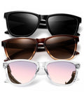 KALIYADI Womens-Sunglasses Polarized Sunglasses-Womens Trendy: Retro Sun Glasses with UV Protection for Travel Driving