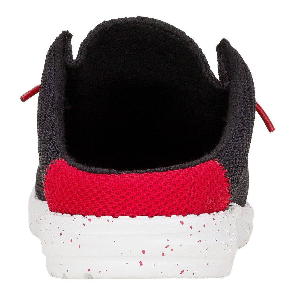 HEYDUDE Wally Slip Varsity - Black/Red