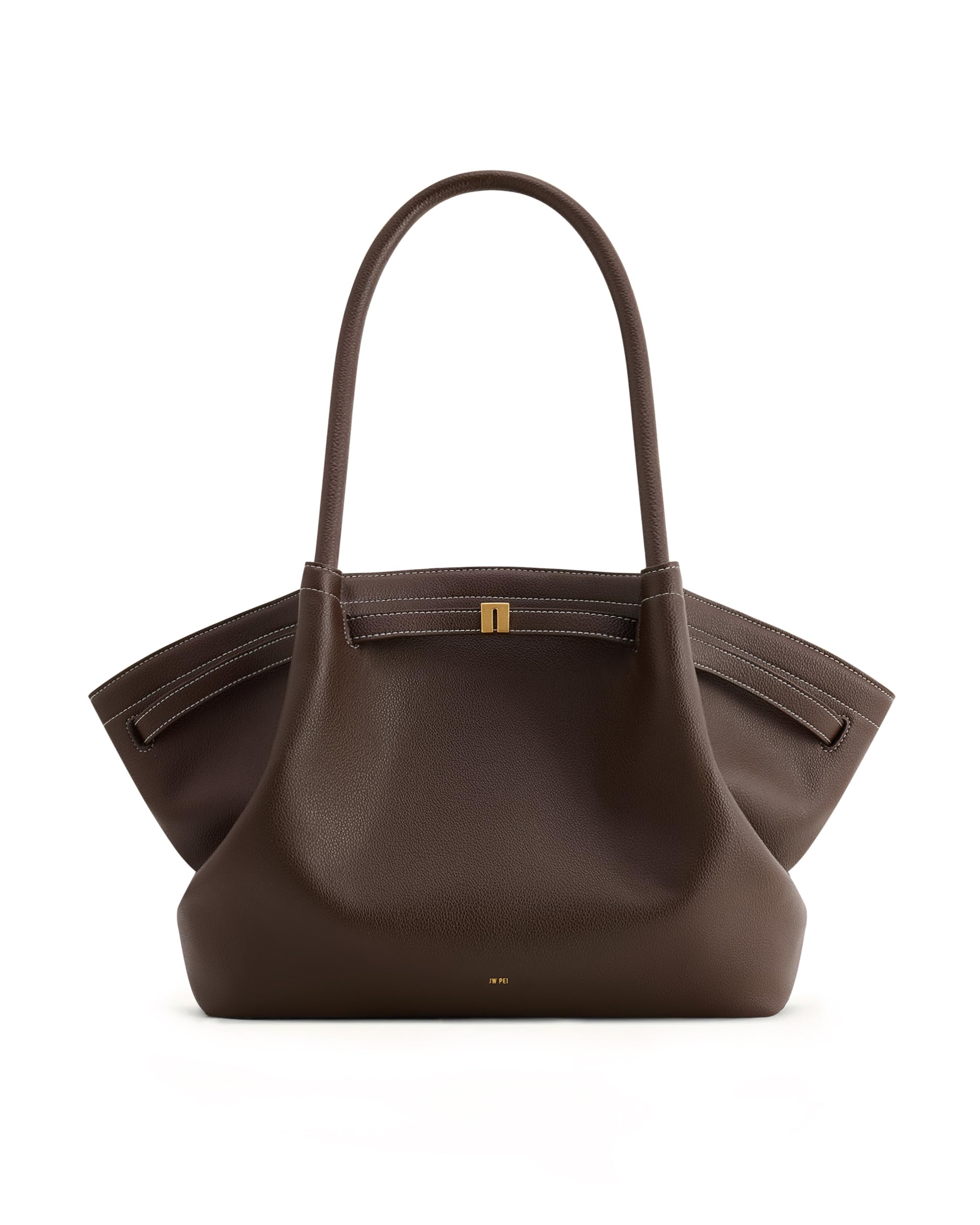 JW PEI Women's Hana Large Tote Bag - Dark Brown