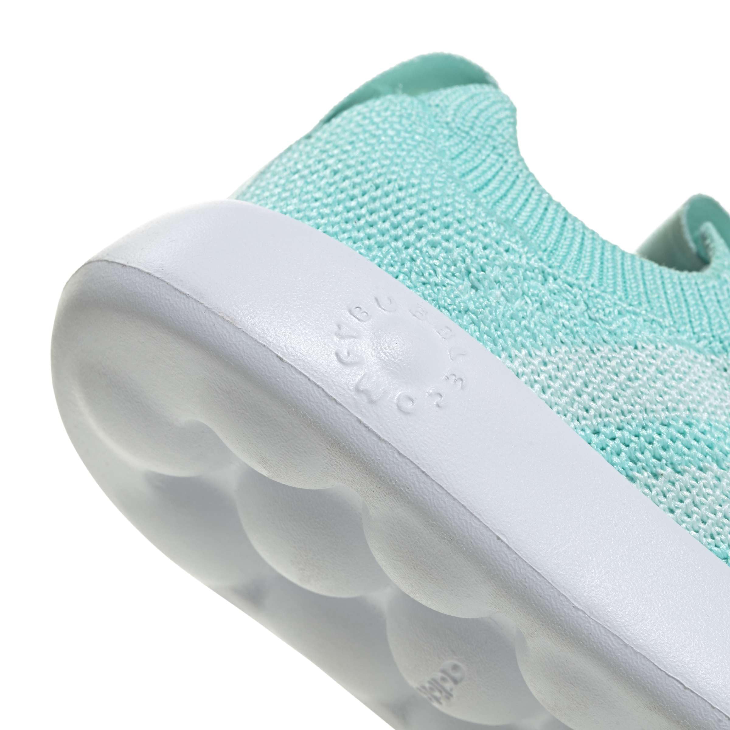 adidas Unisex-Baby Bubblecomfy, Flash Aqua/Semi Flash Aqua/White, 5