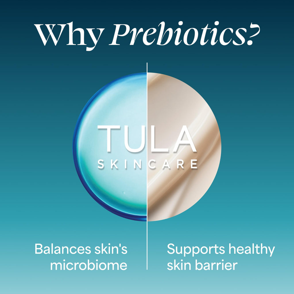 TULA Skin Care Nighttime Duo - Cleansing & Hydrating Travel Size, includes Mini Cult Classic Purifying Face Cleanser & Full-Size Beauty Sleep Overnight Repair Treatment, 2-Piece Kit
