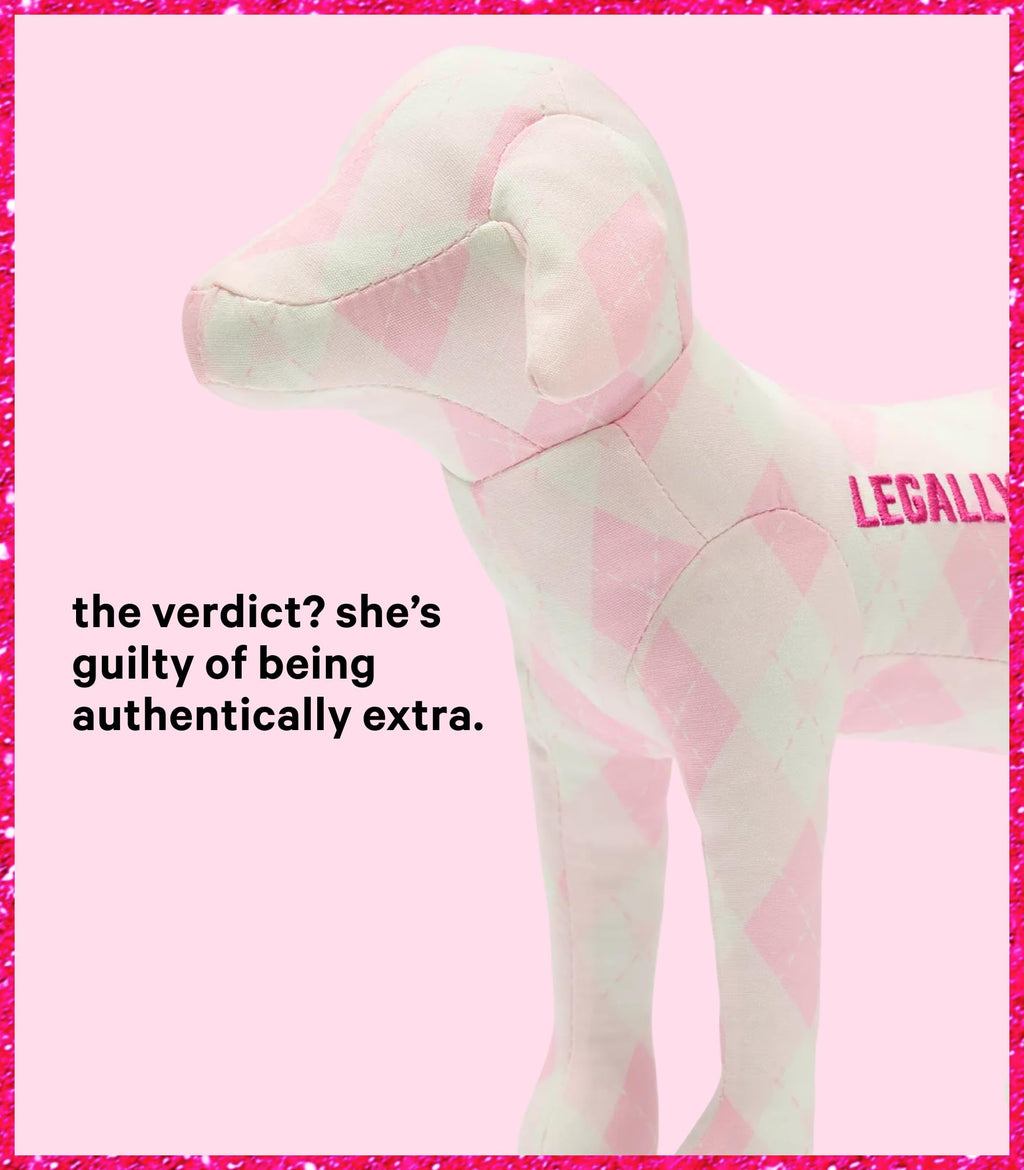 Victoria's Secret Pink | Elle Legally Perfect Maxi Dog, Pink Plaid, O/S