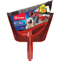 O-Cedar Pet Pro Broom with Step-On Dustpan | Remove 99% with One Sweep | Removes 3 Times More Pet Hair | Quiet Cleaning Tool for Cat and Dog Owners