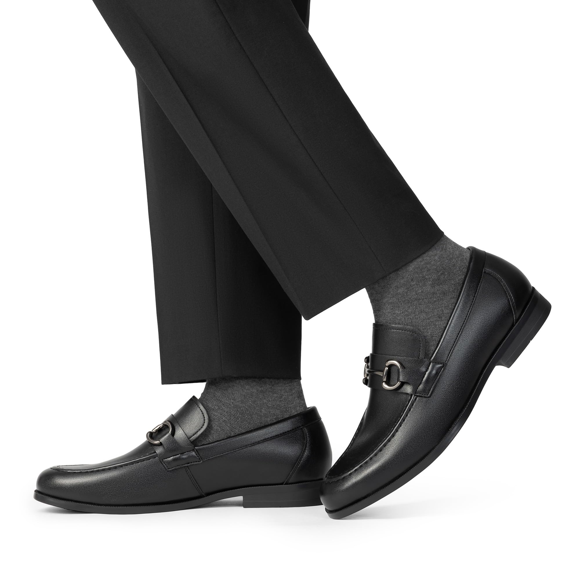 Bruno Marc Men's Dress Loafers Slip-on Formal Shoes,Size 13,Black,SBLS2410M