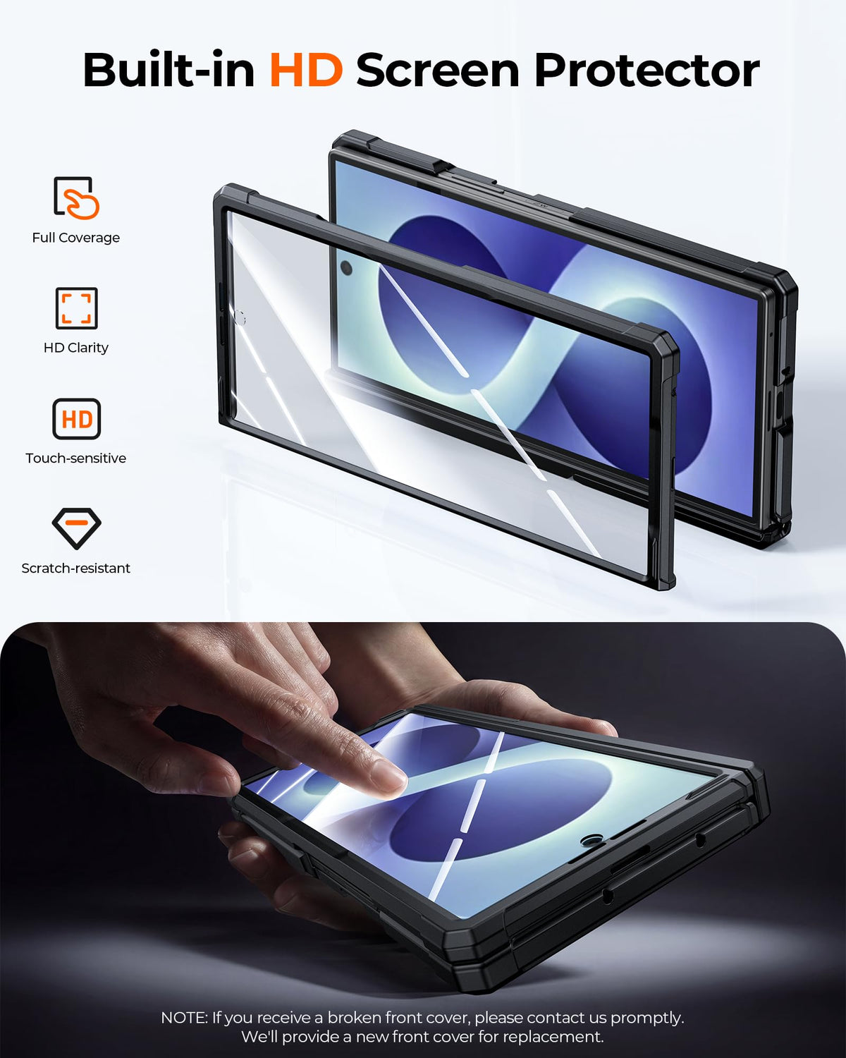 Kaiiecal for Samsung Galaxy Z Fold 8 Ultra Case [Fit for Magsafe] [Dual-Kickstand] [Hinge Protection & Screen Protector] Full Body Shockproof Phone Cover for Samsung Z Fold 8 Ultra 2026 5G, Black