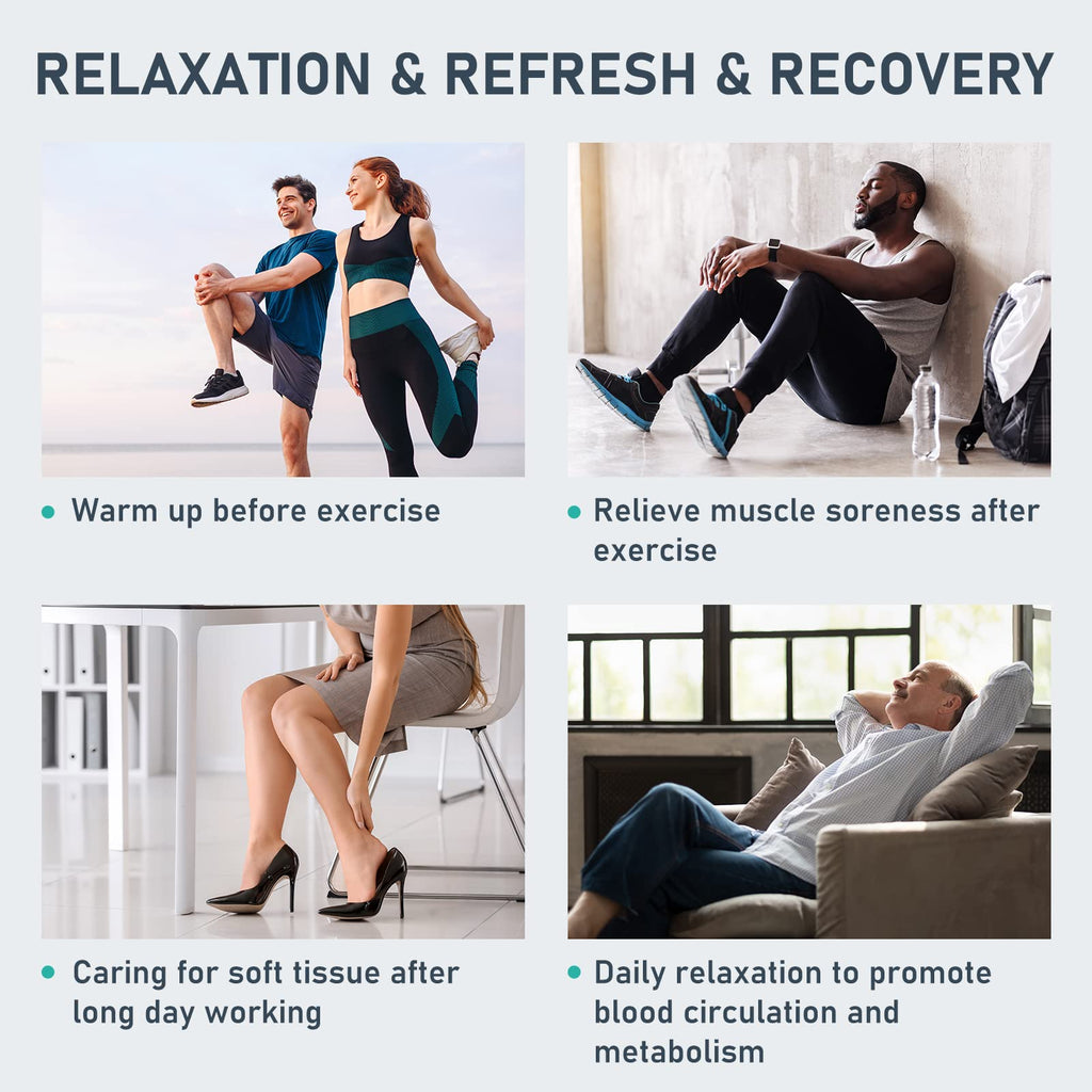 QUINEAR Air Compression Recovery System, Professional Sequential Device for Massage Therapy, Foot and Leg Recovery Boots to Improve Circulation for Athletes, FSA-HSA Eligible (Small)