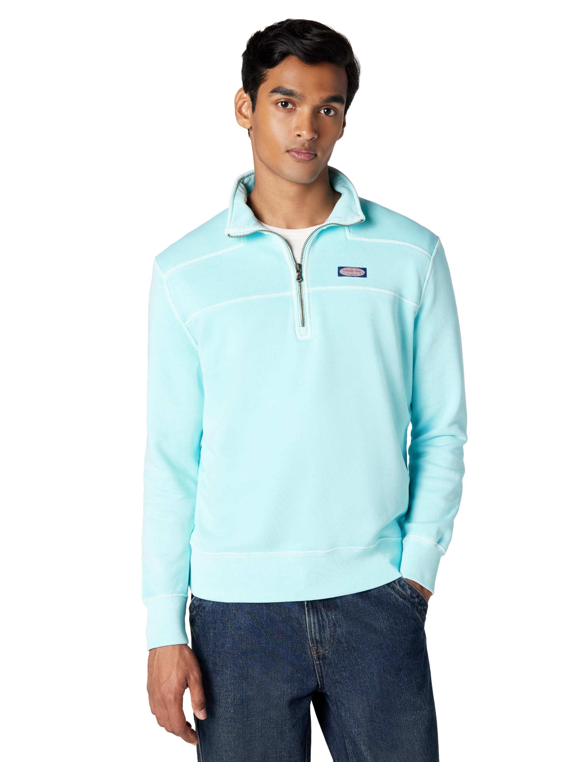 vineyard vines Surf Terry Shep Shirt, Shallow Sea, M