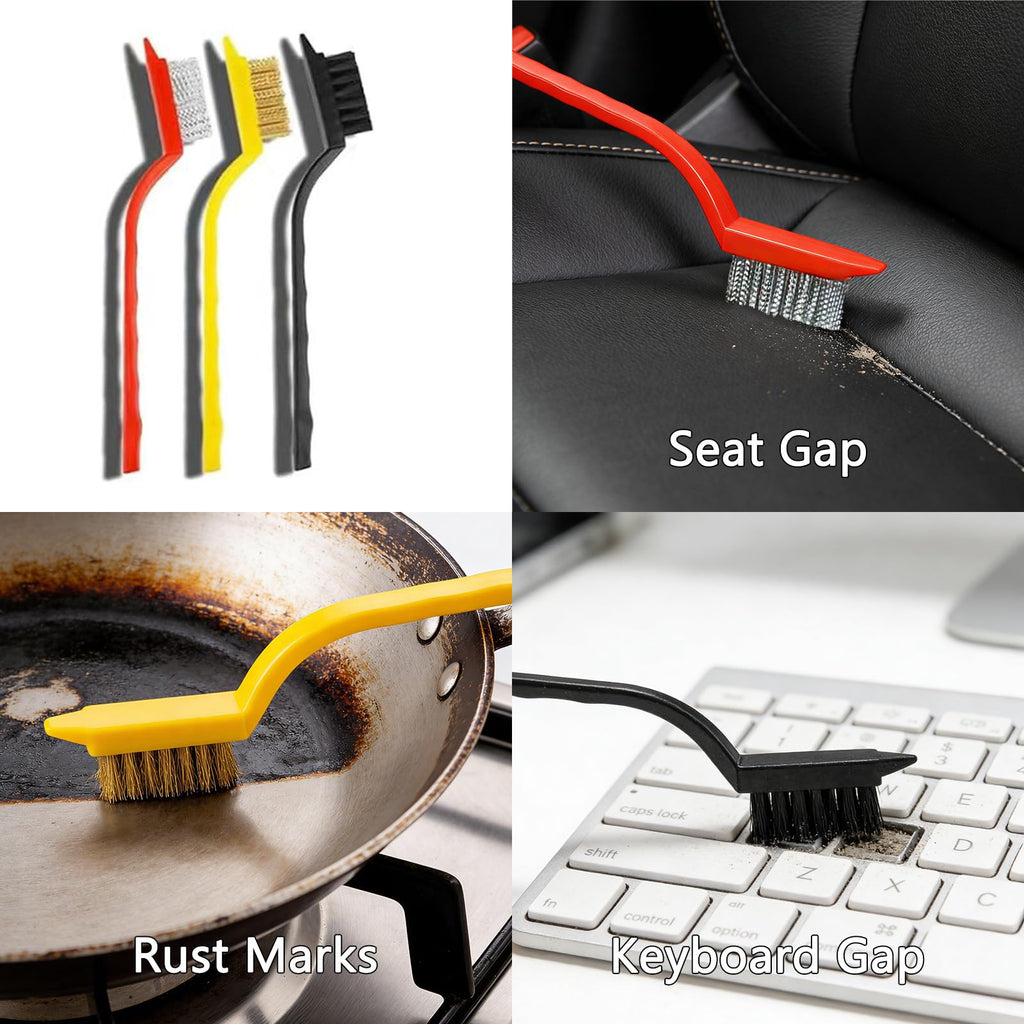 Crevice Cleaning Brush,Multifunctional Cleaning Brush Tool, Bathroom Gap Brush, Small Cleaning Brush, Grout Brush, Kitchen Brush, Cleaning Tools for Toilet, Bathroom, Home, Bathtub, Sink, Household