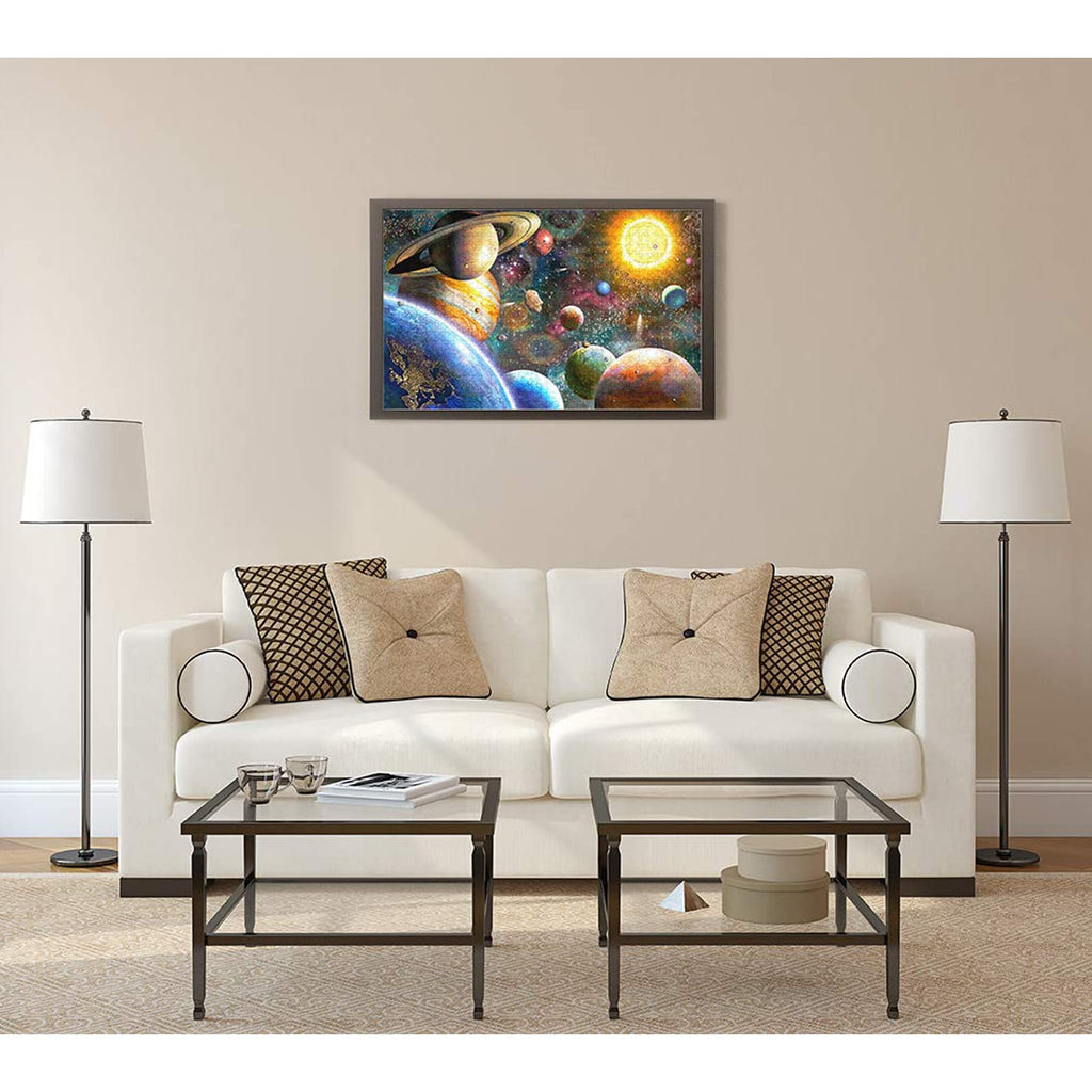 Jigsaw Puzzles 1000 Pieces for Adults, Families (Space Traveler, Solar System) Pieces Fit Together Perfectly