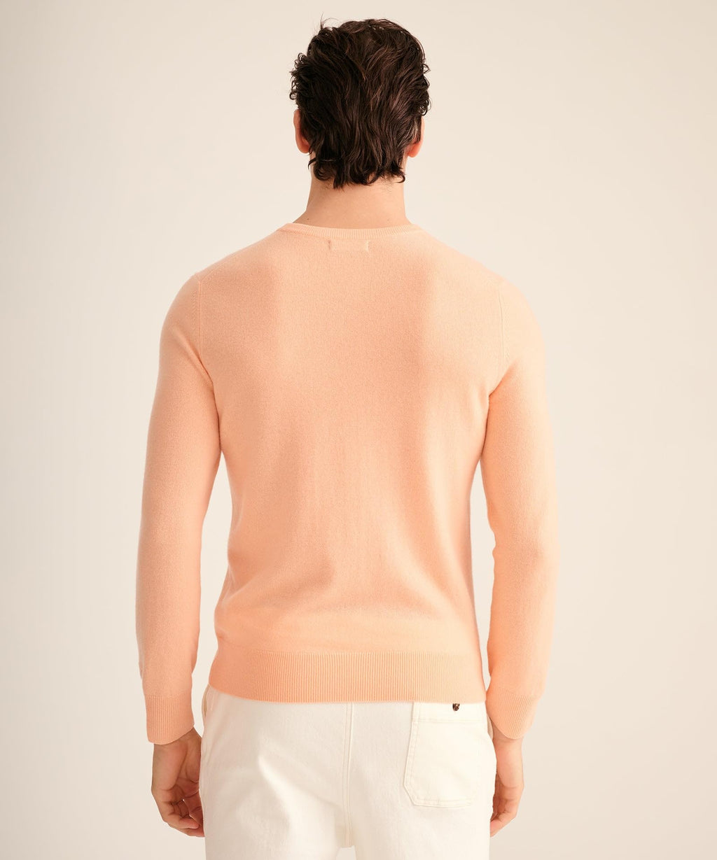 NAADAM The Original Cashmere Crewneck Sweater,Apricot,XL