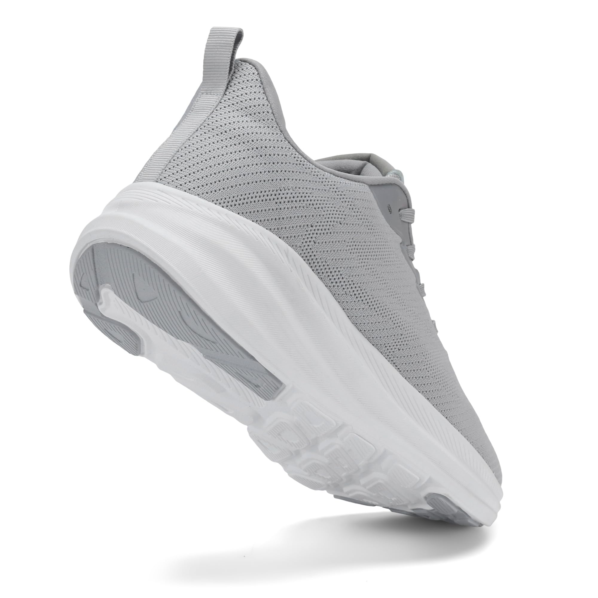 VAMJAM Mens Running Shoes Fashion Sneakers Non Slip Walking Shoes Comfortable Tennis Cushion Athletic Shoes for Men Lightgrey Size 11