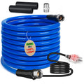75FT Heated Water Hose for RV,Heated Drinking Water Hose with Thermostat,Lead and BPA Free,1/2" Inner Diameter,Temperatures Down to -40°F Self-Regulating,Blue Appearance