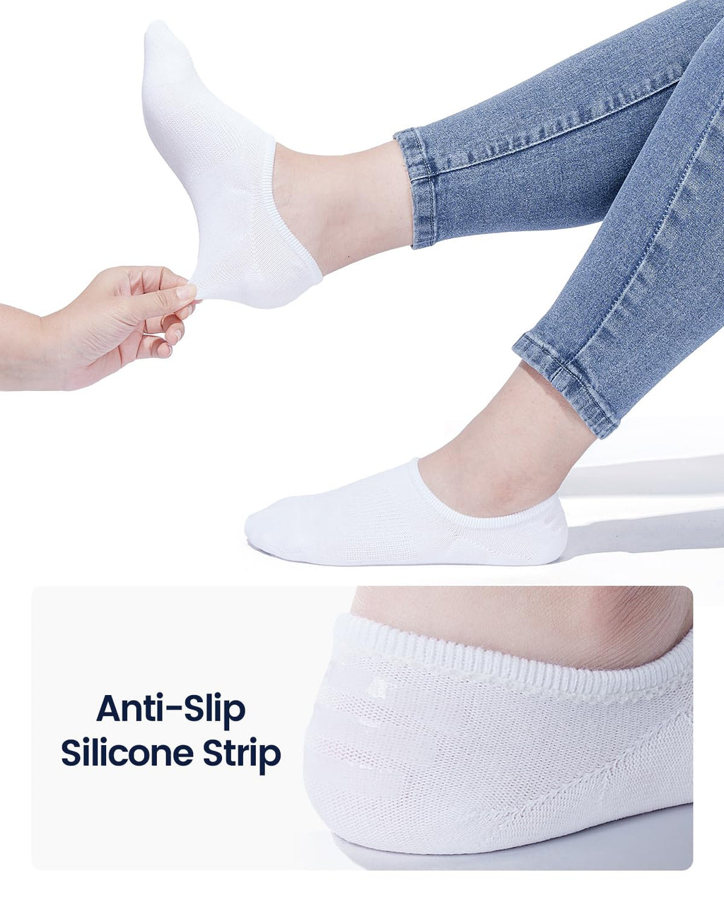 IDEGG No Show Socks Womens and Men Low Cut Anti-slid Athletic Running Novelty Casual Invisible Liner Socks