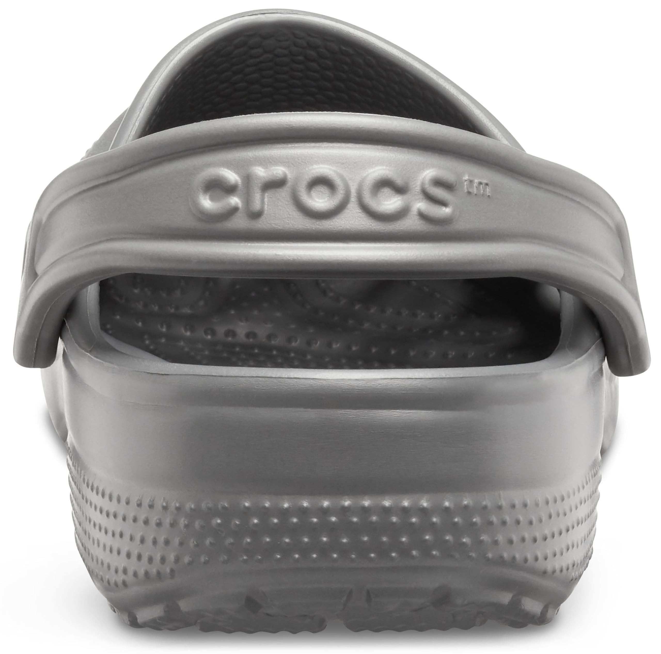 Crocs Unisex-Adult Classic Clogs, Slate Grey, 10 Men/12 Women