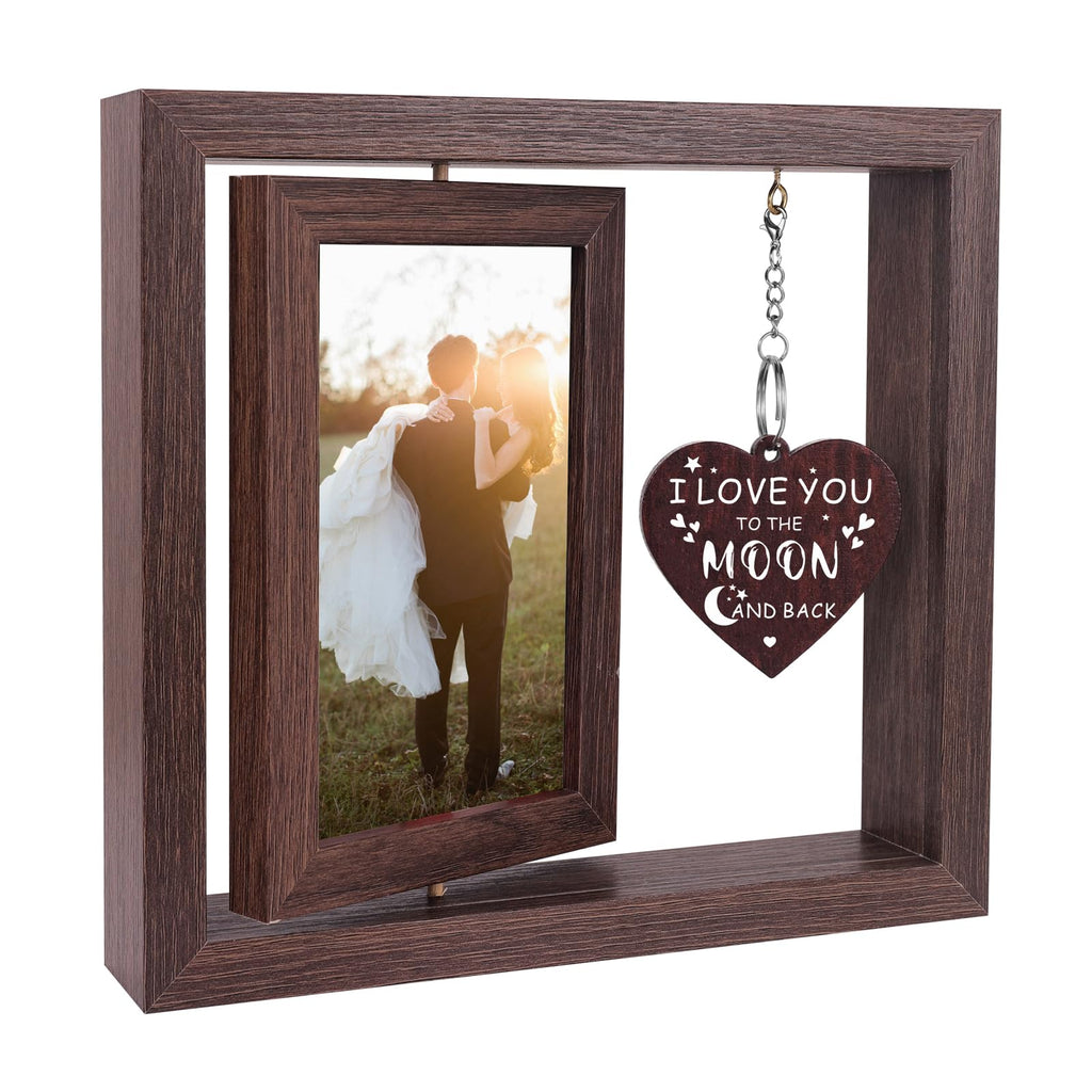 Boiveco Engagement Gifts for Couples, Wedding Gifts for Couples 2026 Love Picture Frame 4x6 Romantic Mr and Mrs Anniversary Wedding Engagement Gift for Him Her Boyfriend Girlfriend Wife Husband, Newlywed Fiance Gift for Women Men