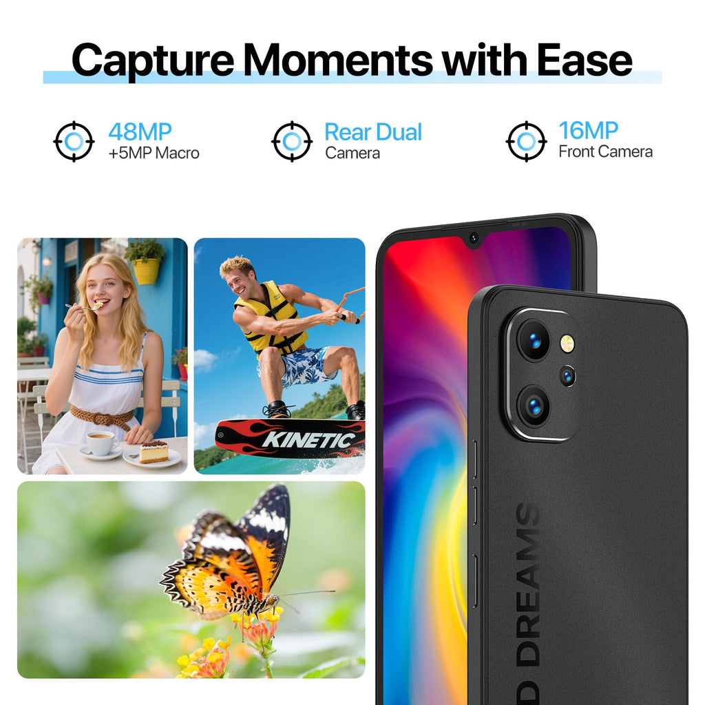 UMIDIGI Unlocked Cell Phone, A13 Pro (4+128GB) NFC Smart Phone, 6.7" HD Full Screen, 5150mAh, Android Mobile Phone with FM Radio, Dual 4G Phone