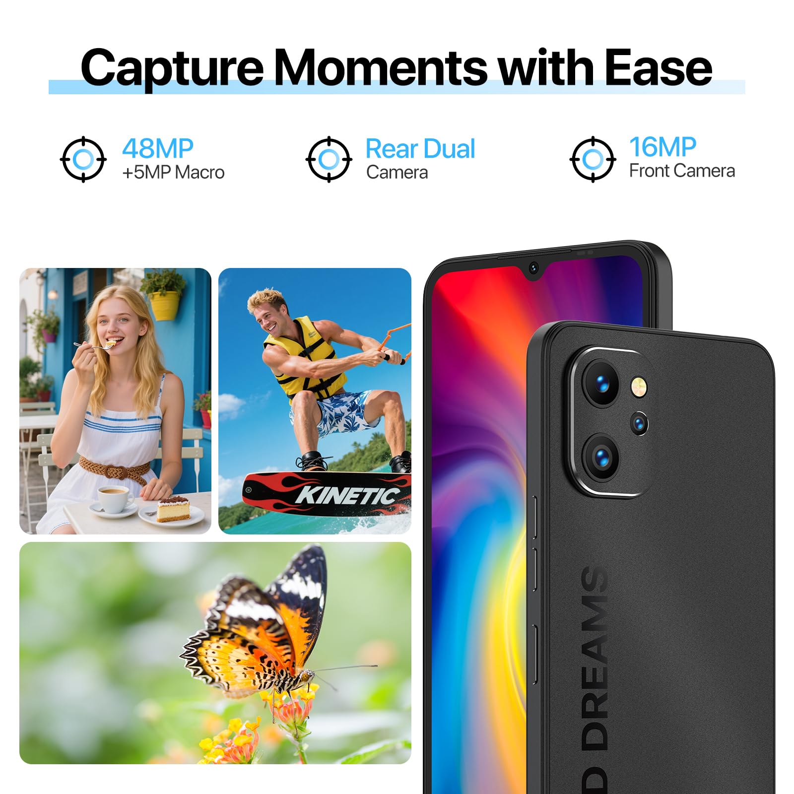 UMIDIGI Unlocked Cell Phone, A13 Pro (4+128GB) NFC Smart Phone, 6.7" HD Full Screen, 5150mAh, Android Mobile Phone with FM Radio, Dual 4G Phone