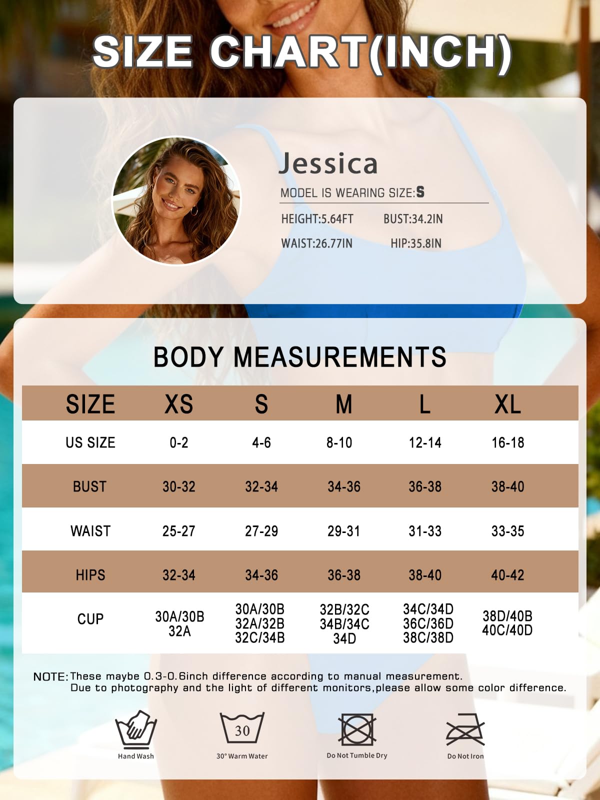 OWICA Women's 2 Piece Bikini Set Sexy Bathing Suits for Women Adjustable Spaghetti Straps Bandeau High Cut Swimsuit 2026 Blue