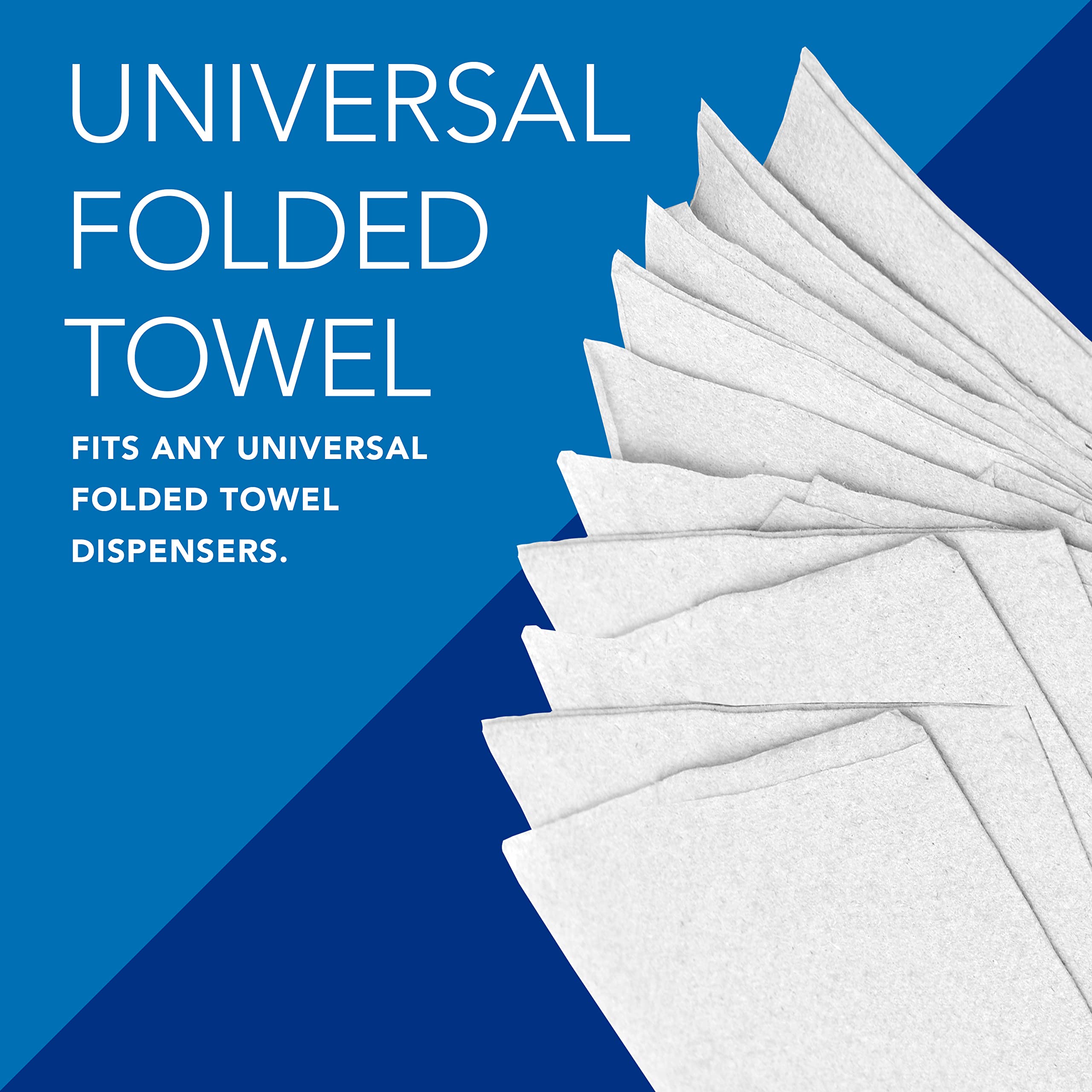 Scott Professional Universal Multifold Paper Towels, Bulk (58091), Absorbency Pockets, White, 9.2"x9.4" Towel, White, Compressed, Compact (250 Sheets/Pack, 12 Packs/Case, 3,000 Sheet Total)