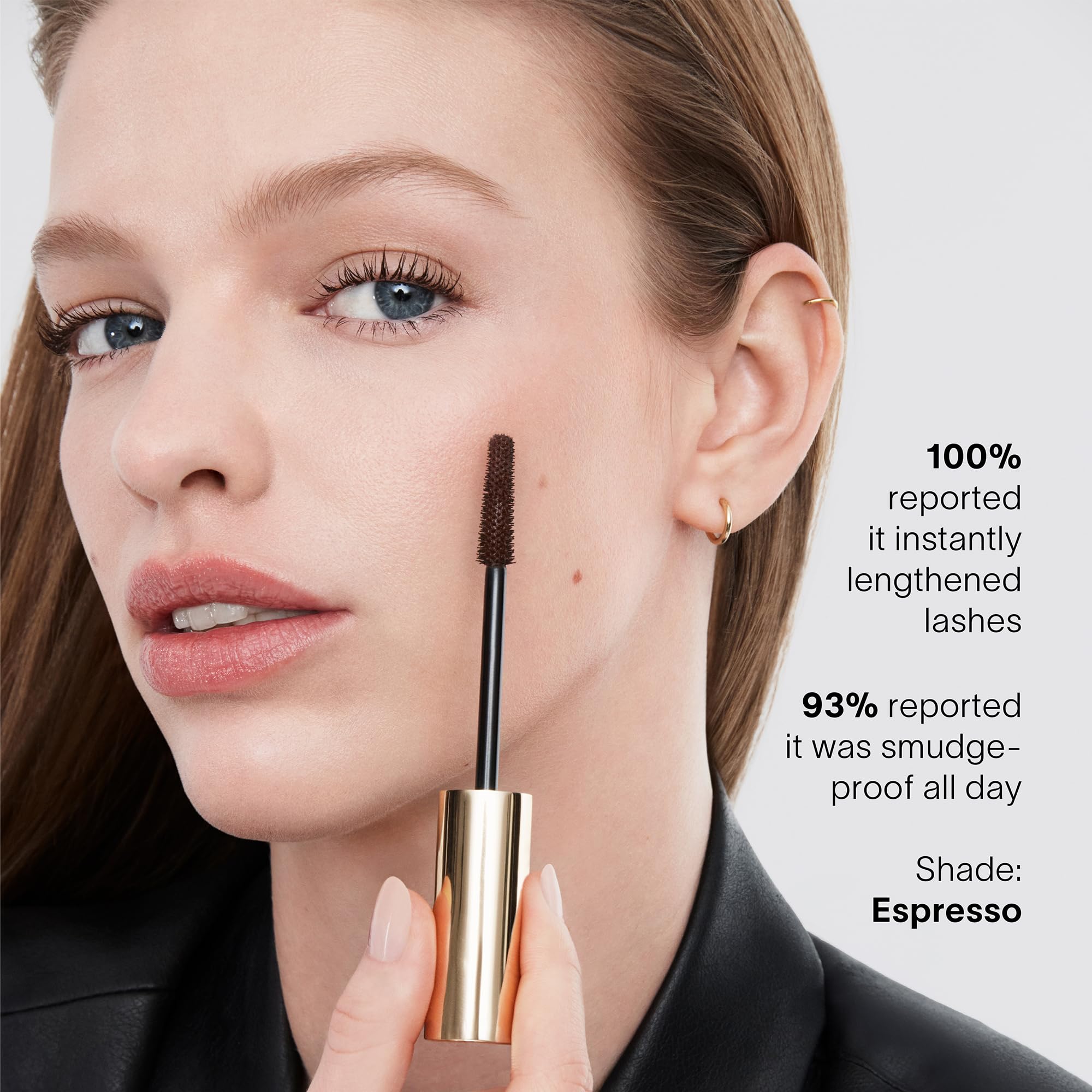 Hourglass Unlocked Instant Extension Mascara, Tubing Mascara Dramatically Lifts, Defines & Lengthens for Fanned-Out Lashes, Natural-Looking Eyelashes for up to 16hrs of Smudge-Proof, Flake-Free Wear