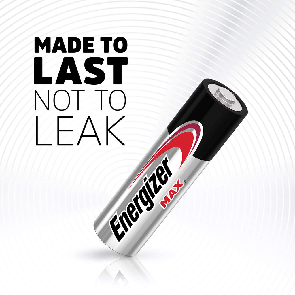 Energizer AA and AAA Batteries, 48 Count, Combo Pack Contains 24 Max Double A and 24 Max Triple A Batteries