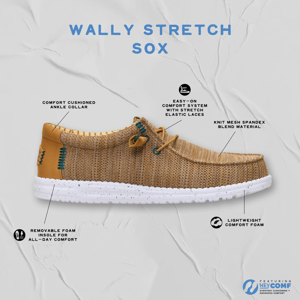 HEYDUDE Wally Stretch Sox - Tan