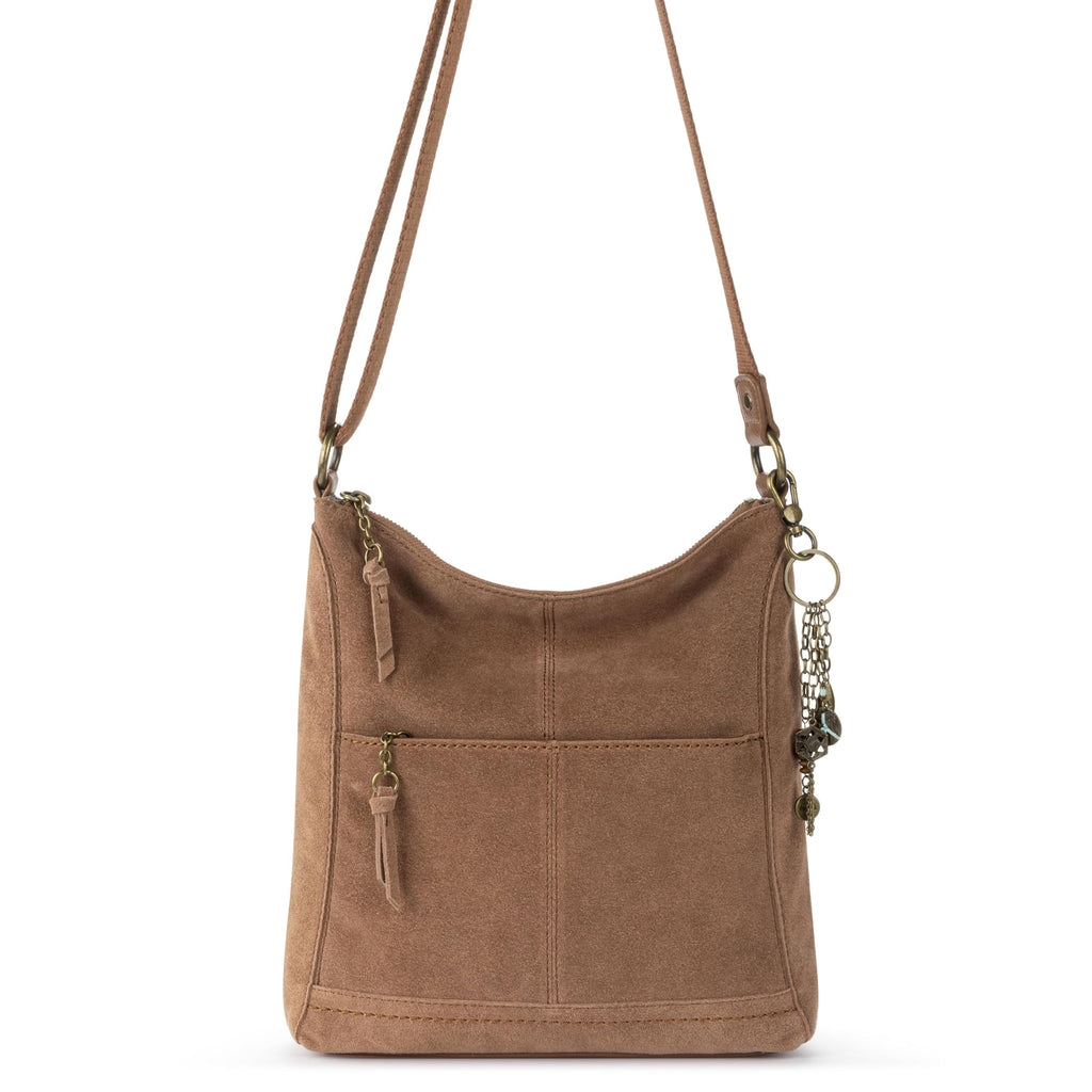 The Sak Lucia Leather Crossbody Purse - Premium Leather Women's Handbag for Everyday & Travel - Cross Body Bag With Zipper