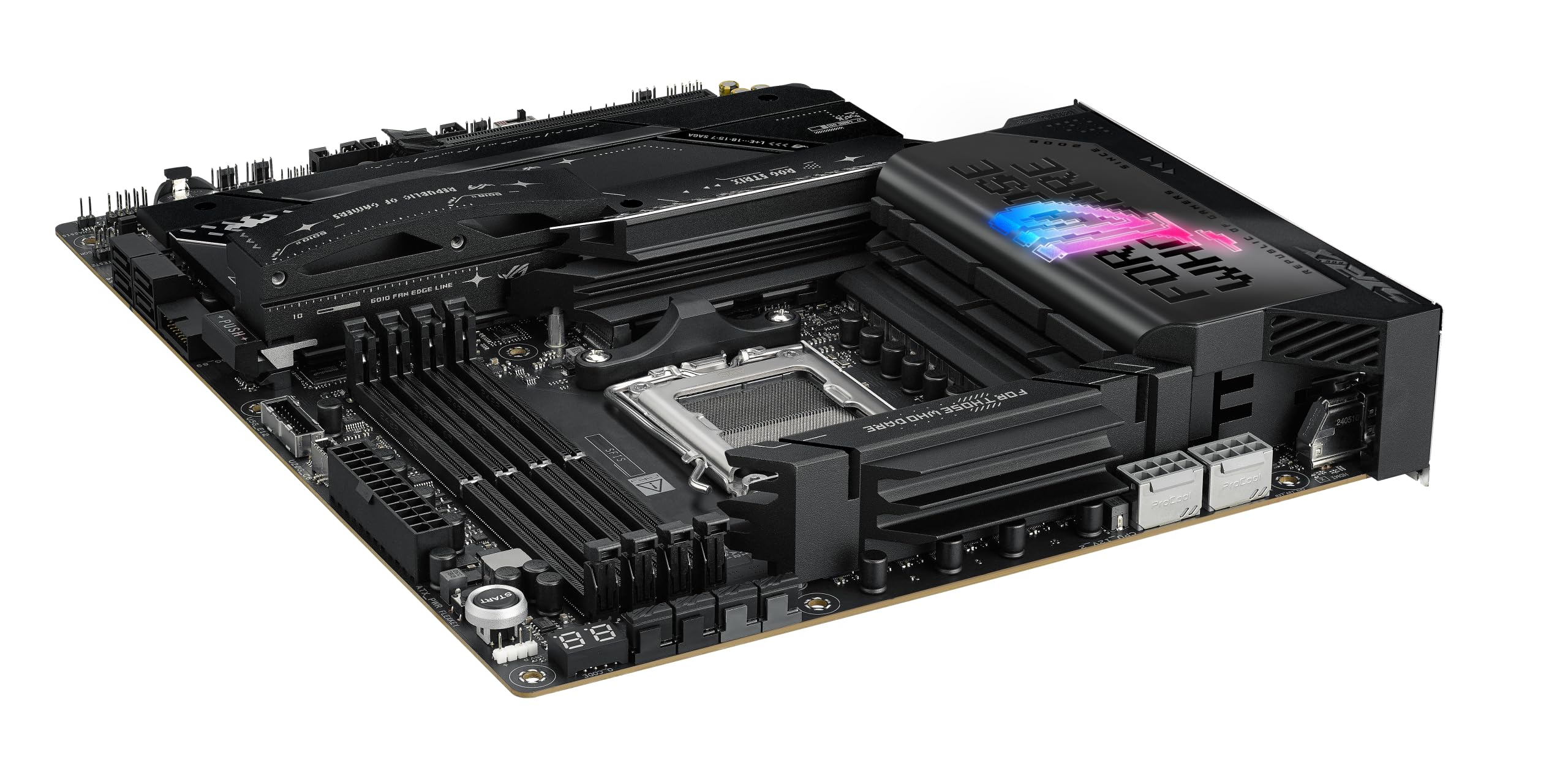 ASUS ROG Strix X870E-E Gaming WiFi AMD AM5 X870 ATX Motherboard 18+2+2 Power Stages, Dynamic OC Switcher, Core Flex, DDR5 AEMP, WiFi 7, 5X M.2, PCIe® 5.0, Q-Release Slim, USB4®, AI OCing & Networking