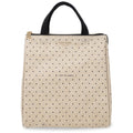 kate spade new york Cute Lunch Bag for Women, Large Capacity Lunch Tote, Adult Lunch Box with Silver Thermal Insulated Interior Lining and Storage Pocket (Out to Lunch)