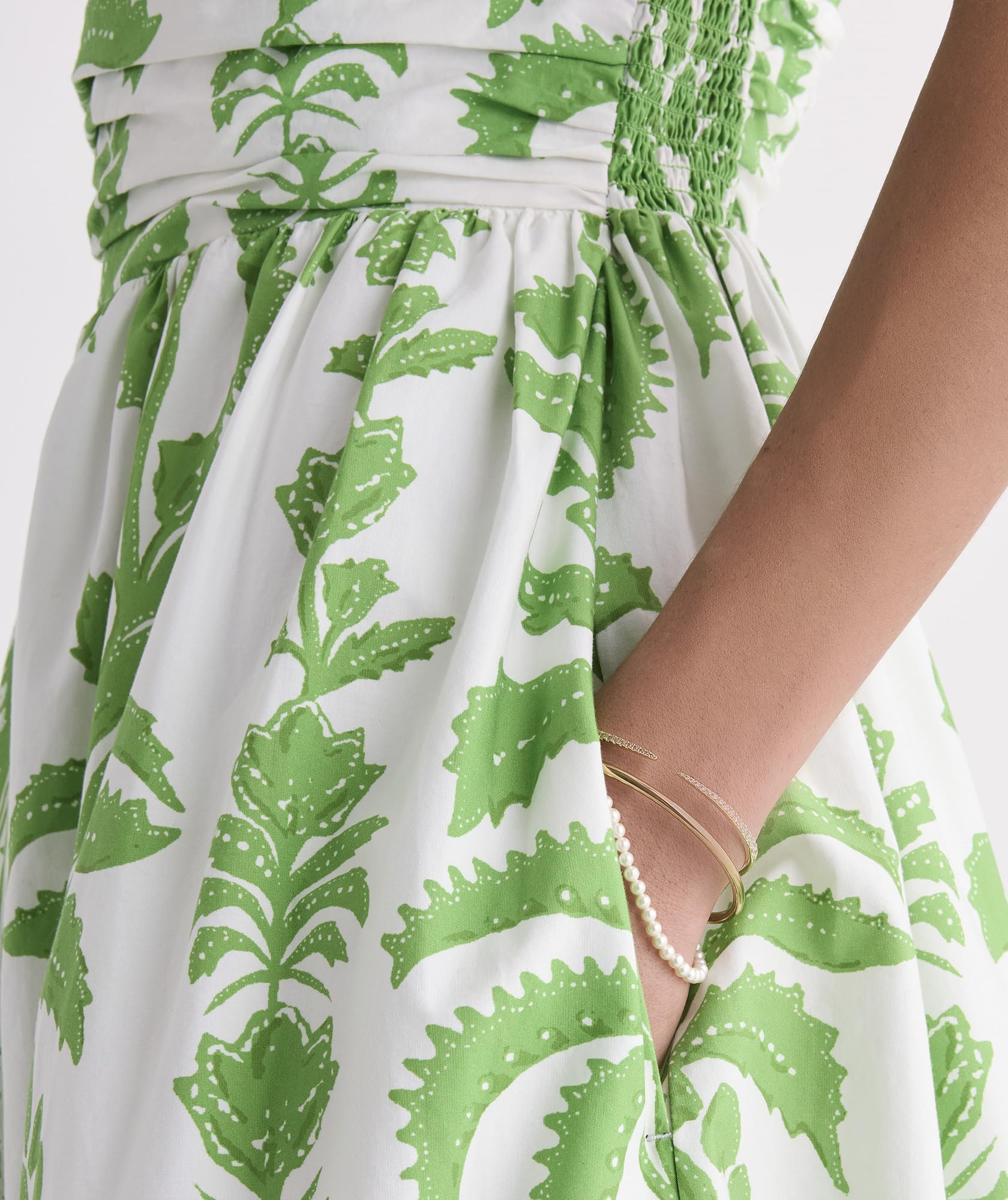 vineyard vines Katama Midi Dress, Pineapple Palm Print, L