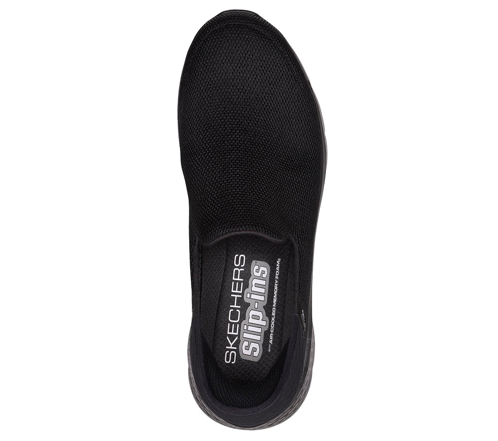 Skechers Men's Go Walk Flex No Hands Hands Free Slip-Ins Sneaker, Black, 16 X-Wide