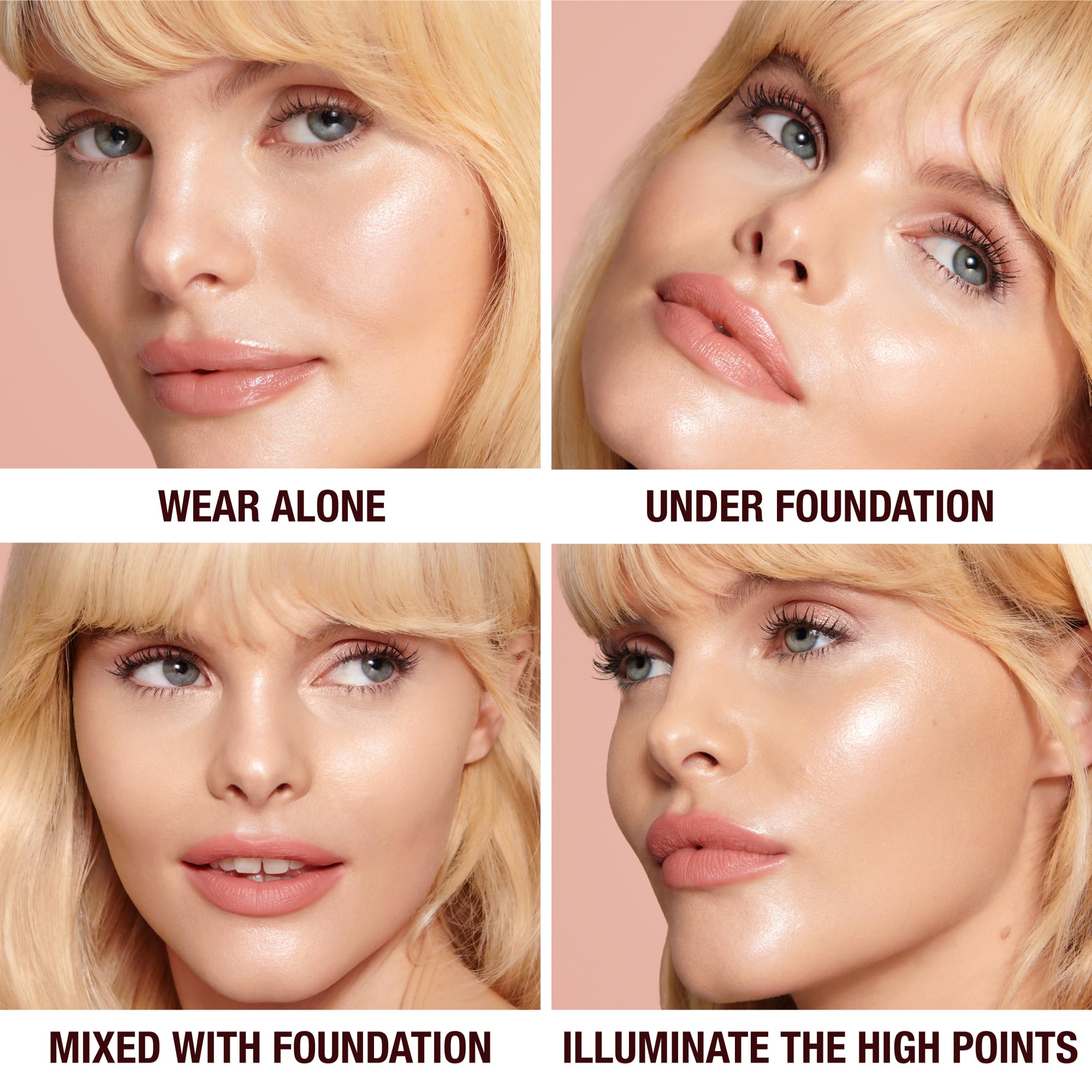 Charlotte Tilbury Hollywood Flawless Filter - Multi‑Use Makeup Primer, Complexion Booster & Illuminating Liquid Highlighter with Sheer Coverage - Smooths & Blurs Skin - 1 Fair